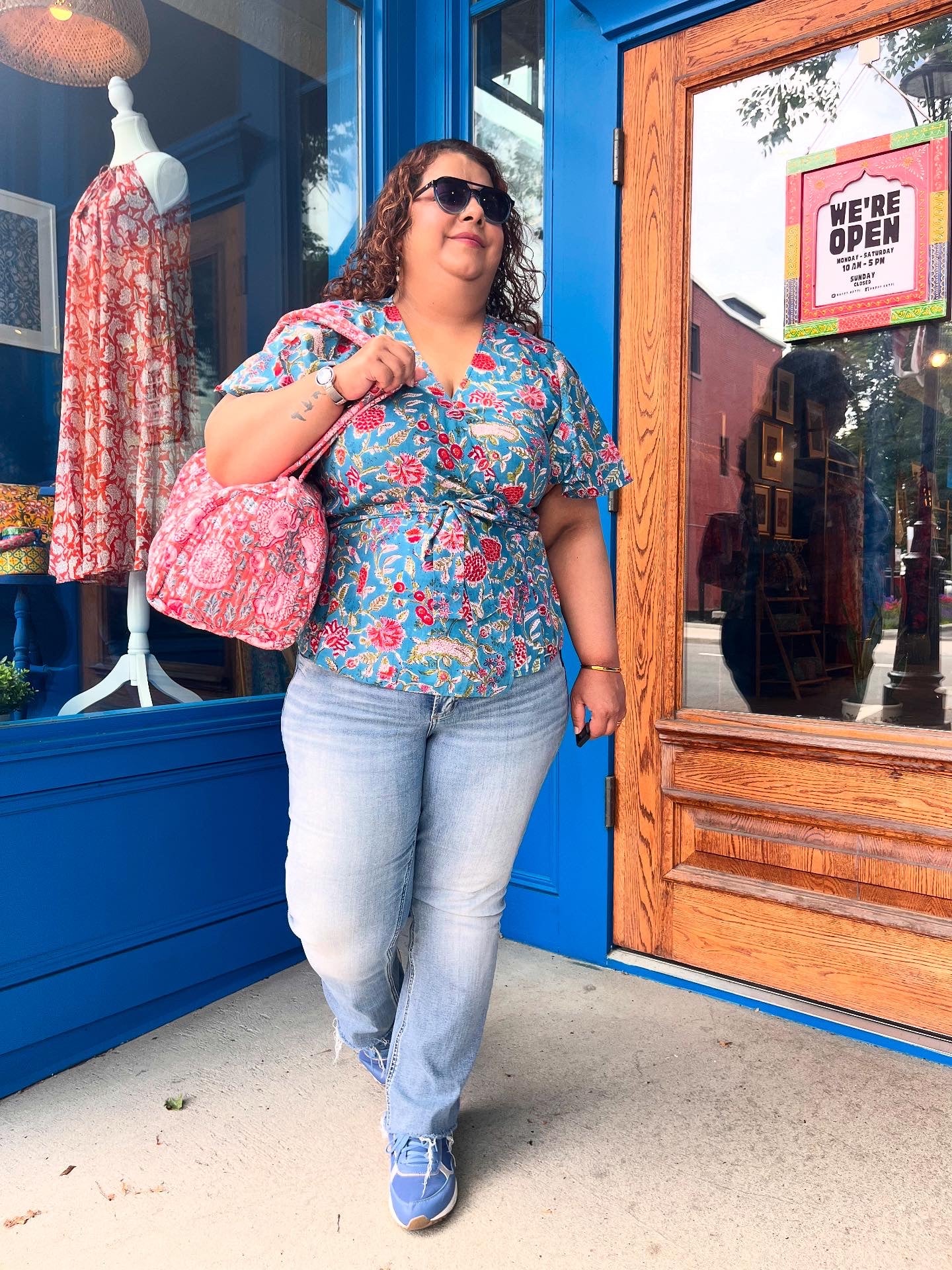 Wrap Top with Flutter Sleeve