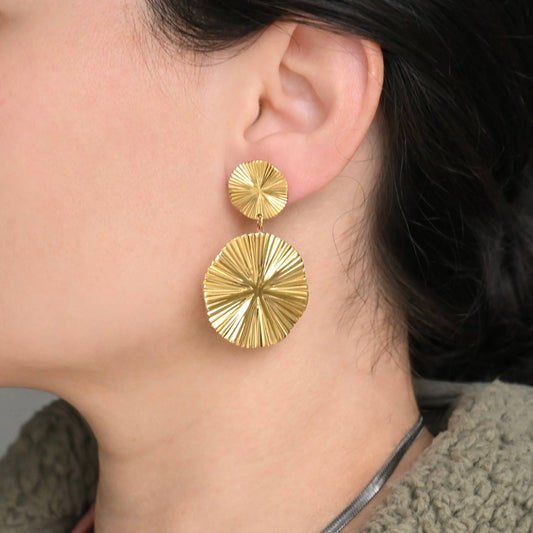 Oversized Sun Earrings
