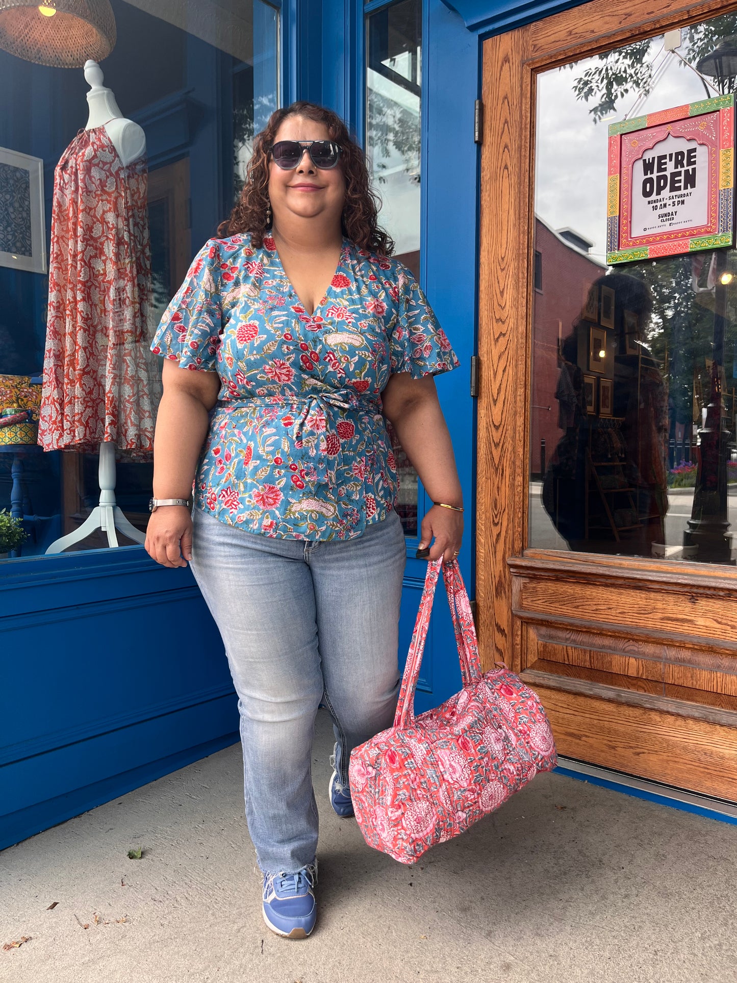 Wrap Top with Flutter Sleeve