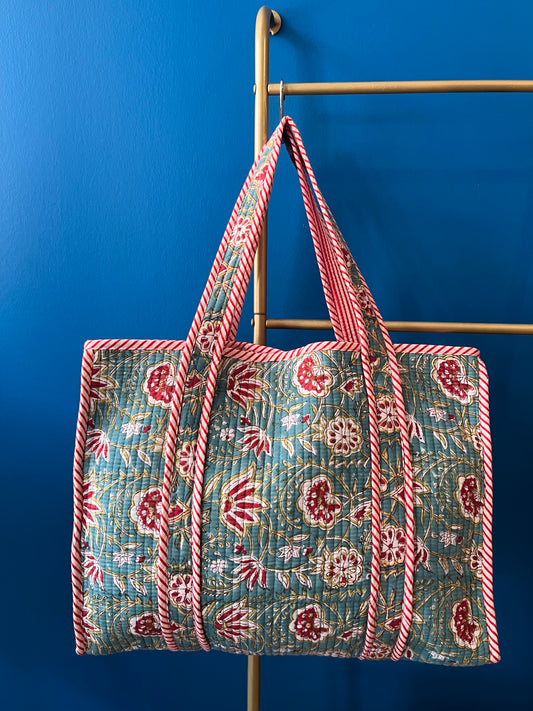 Tote Bag in Turquoise
