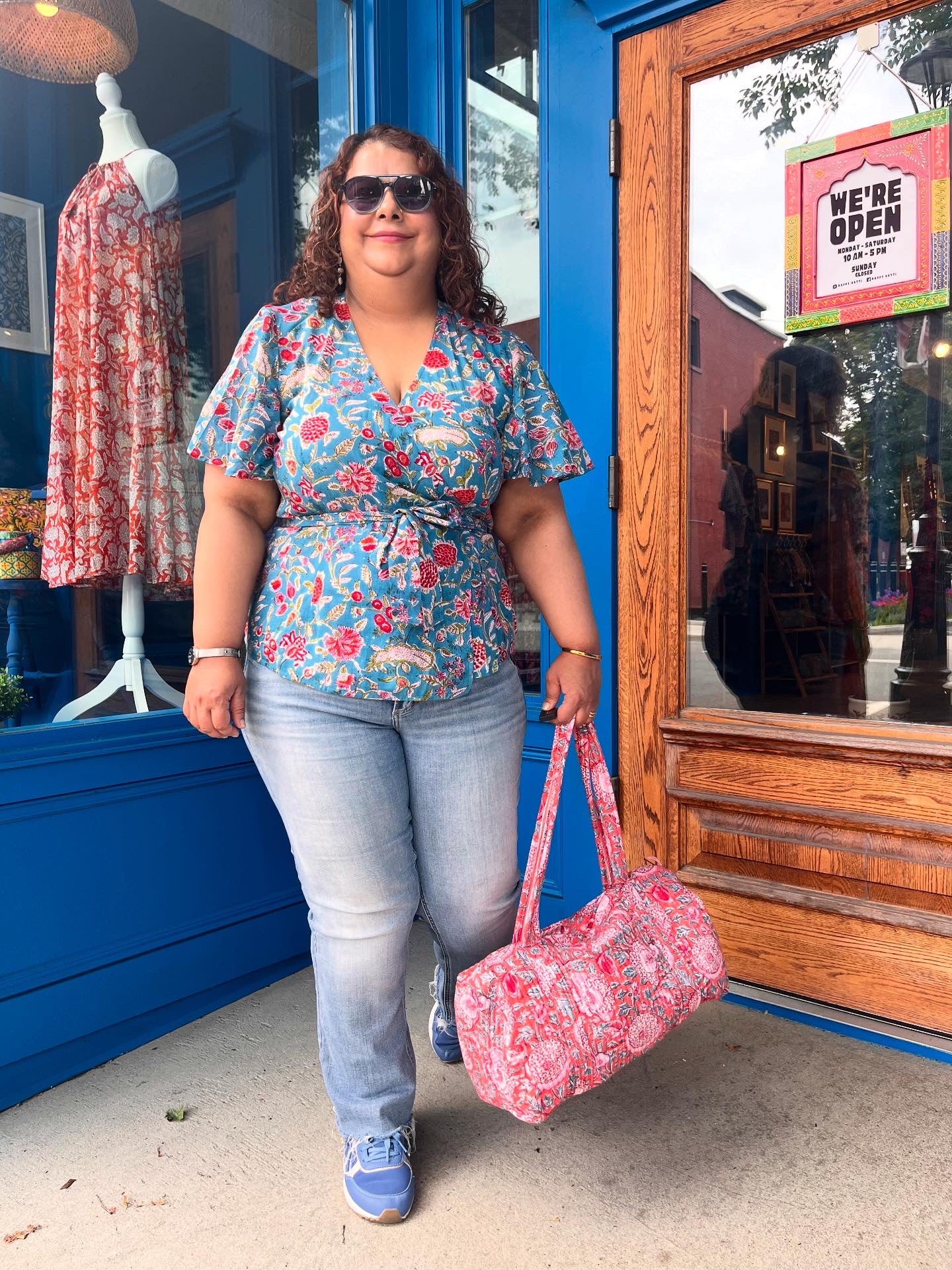 Wrap Top with Flutter Sleeve