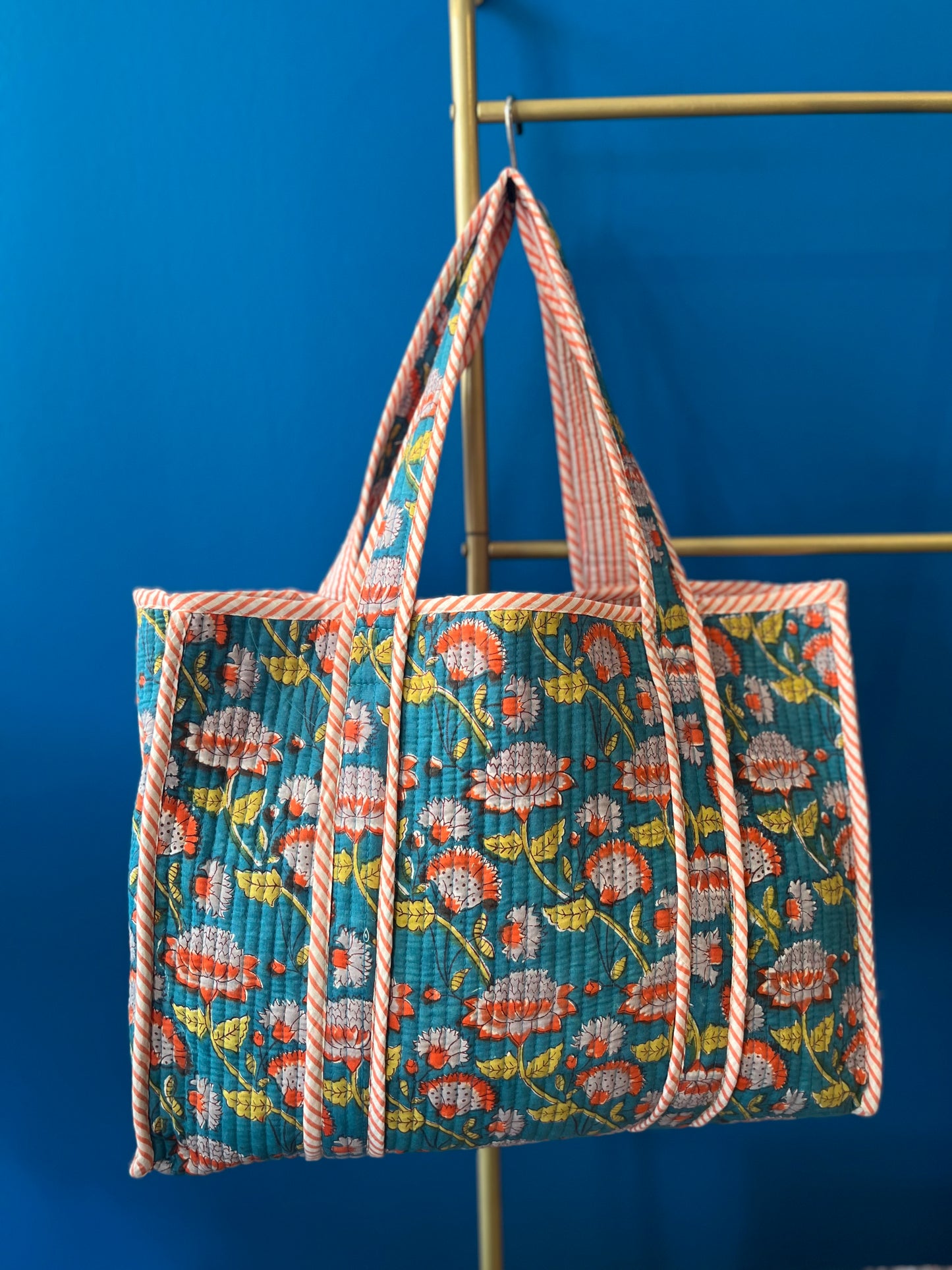 Tote Bag with Yellow Leaves