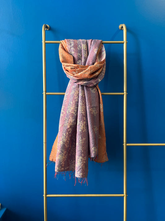 Silk/Silk Blend Scarf Wide - Pattern 11