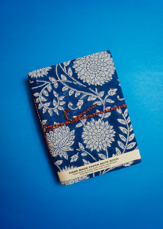 Notebook in Indigo White