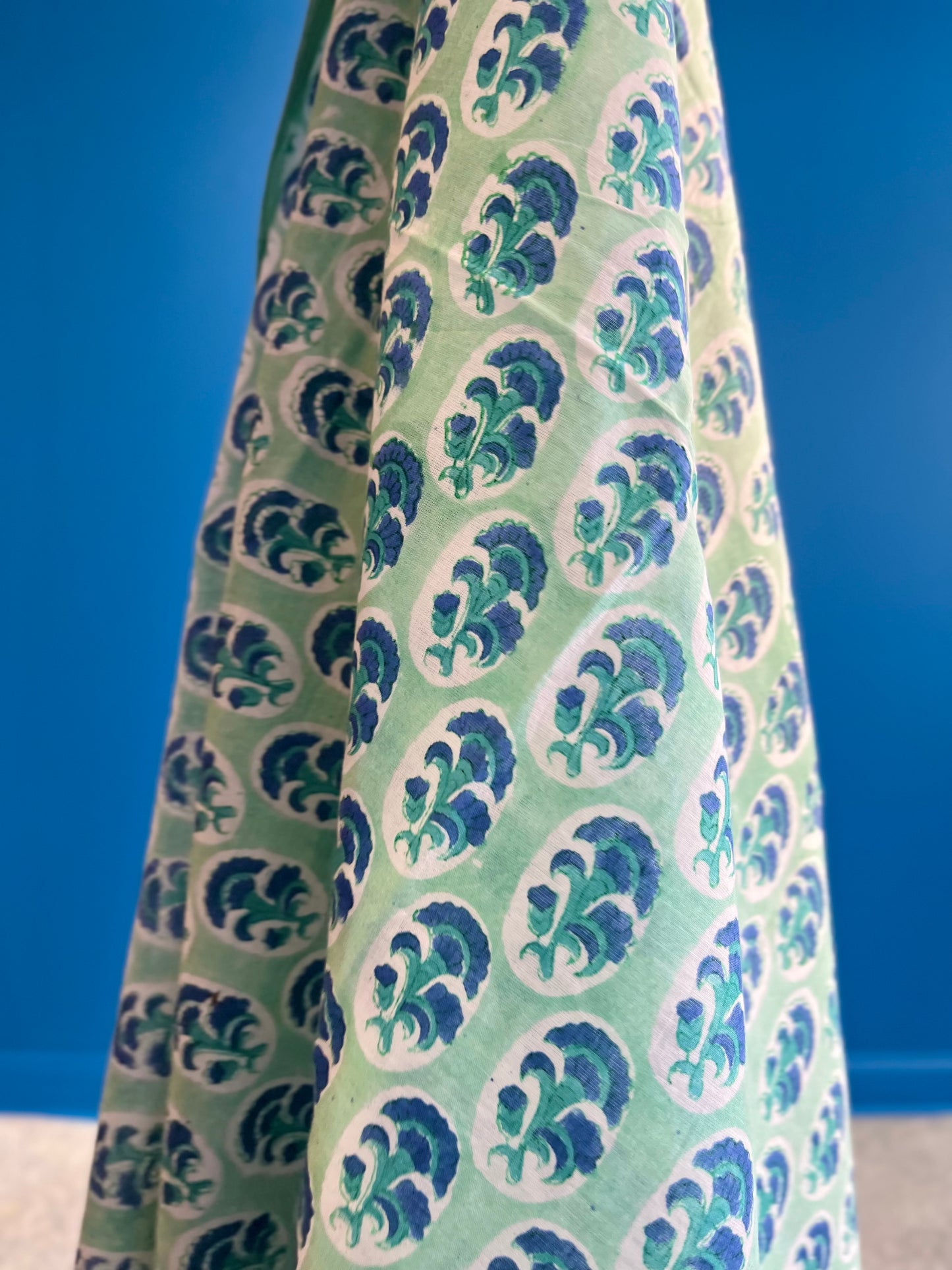 Garden Scarf in Sea Green