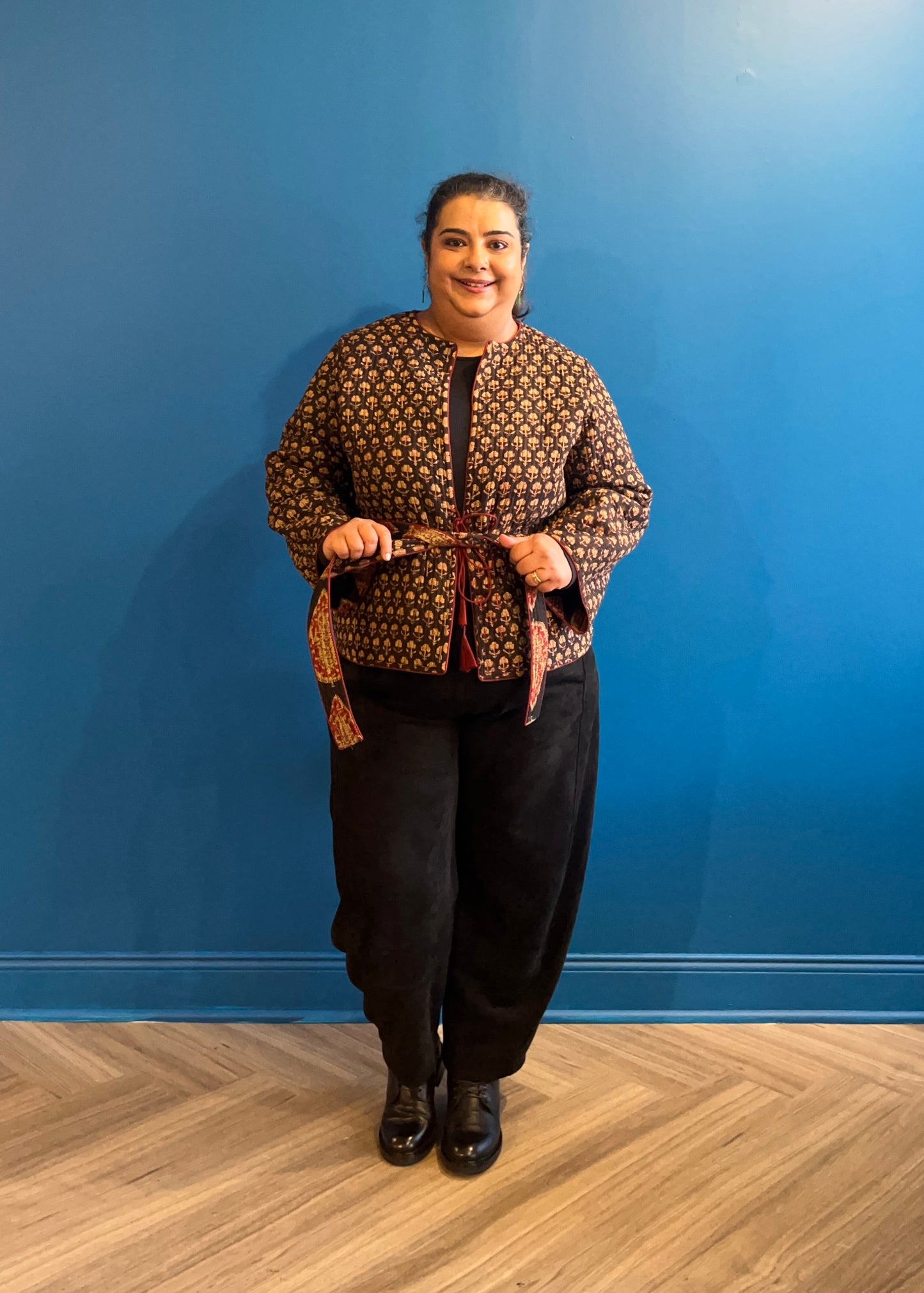 Reversible Jacket - Black Maroon