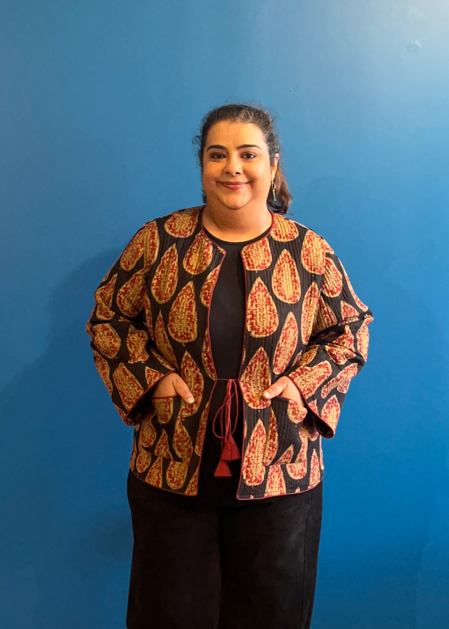 Reversible Jacket - Black Maroon