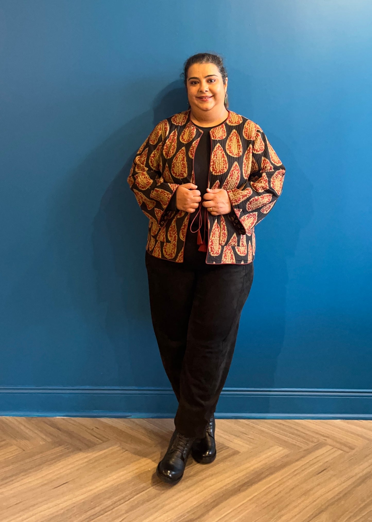 Reversible Jacket - Black Maroon