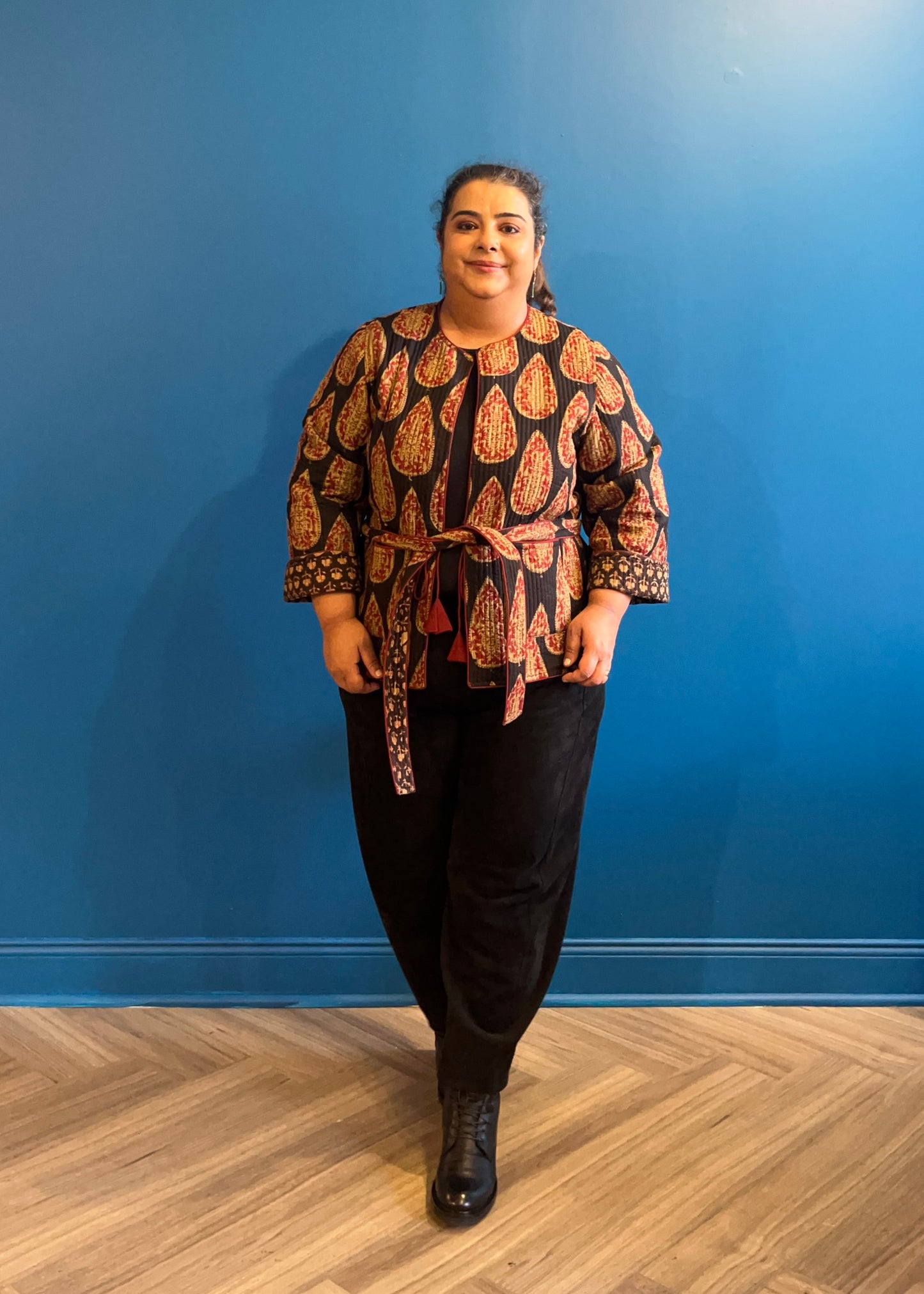 Reversible Jacket - Black Maroon