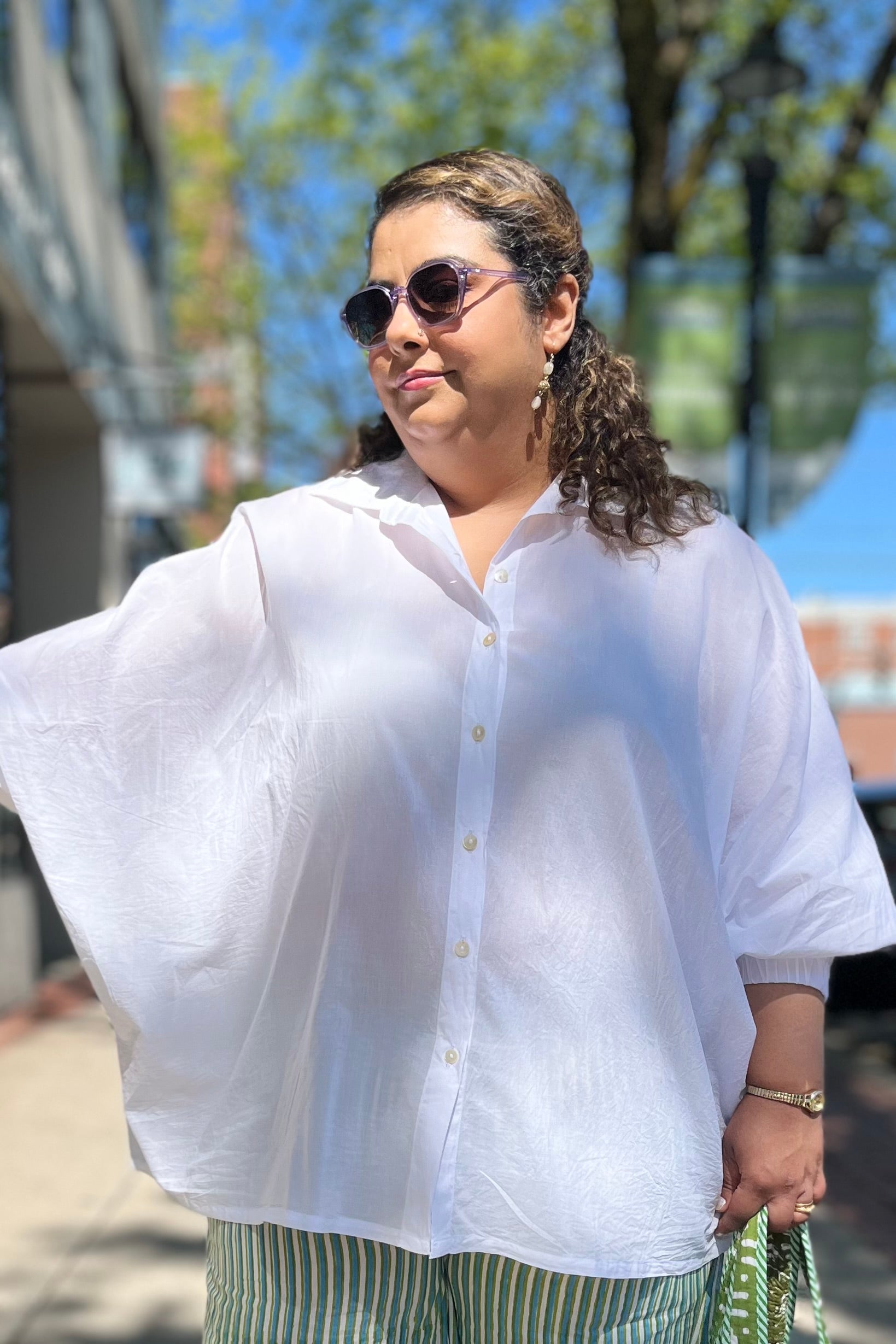 Poppy Blouse in White