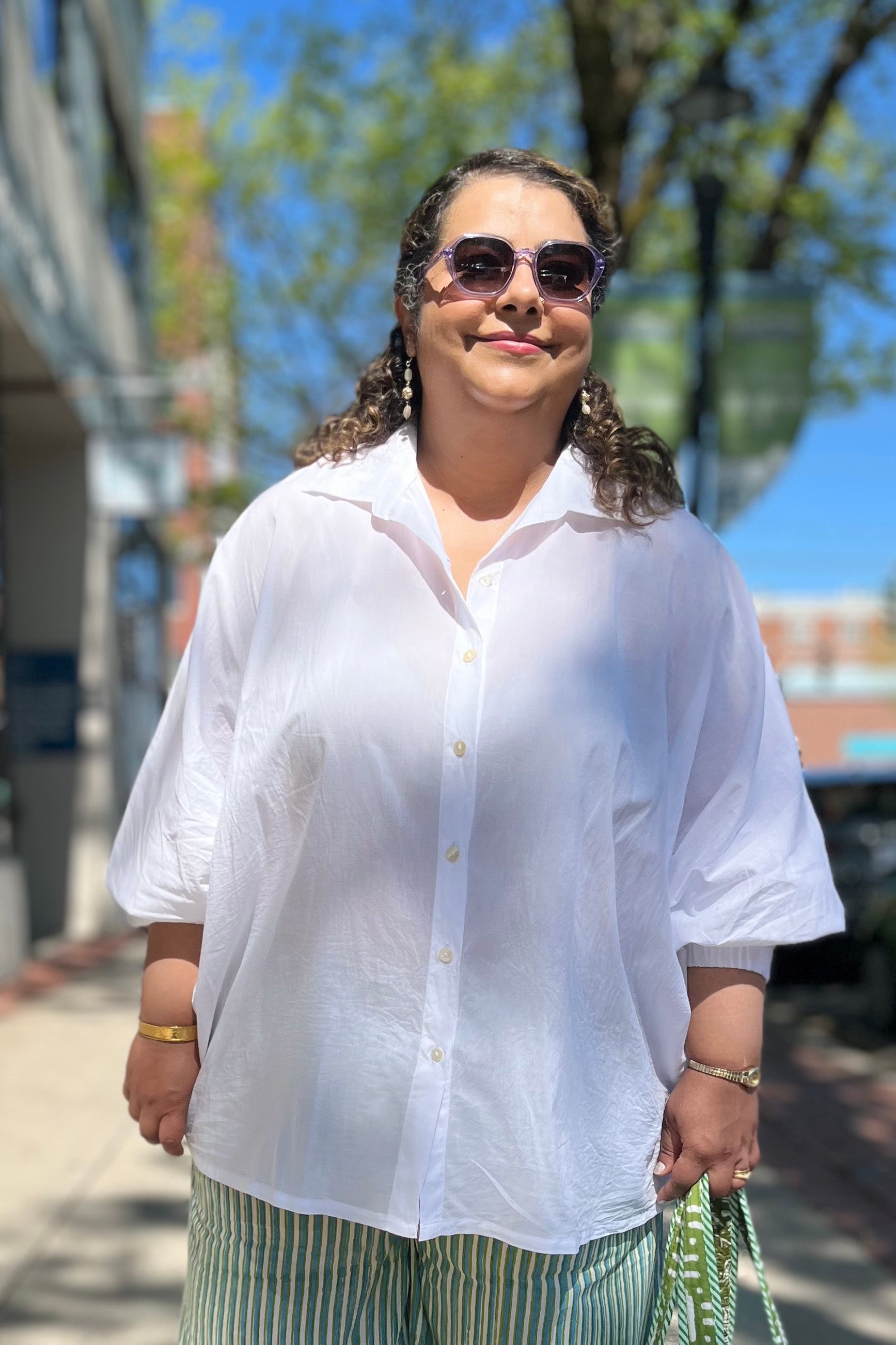 Poppy Blouse in White