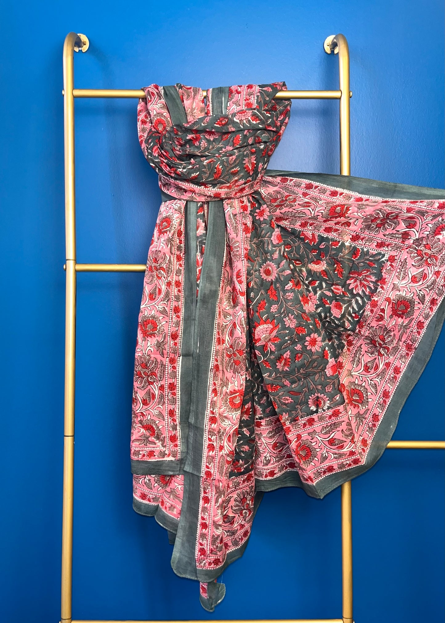 Cotton Scarf- Dk.Green