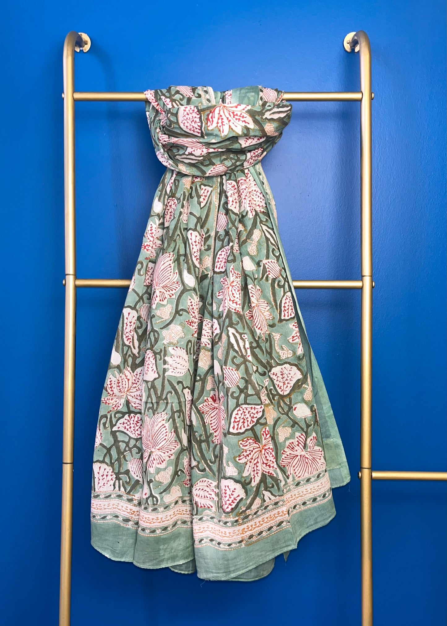 Cotton Scarf- Lt.Green