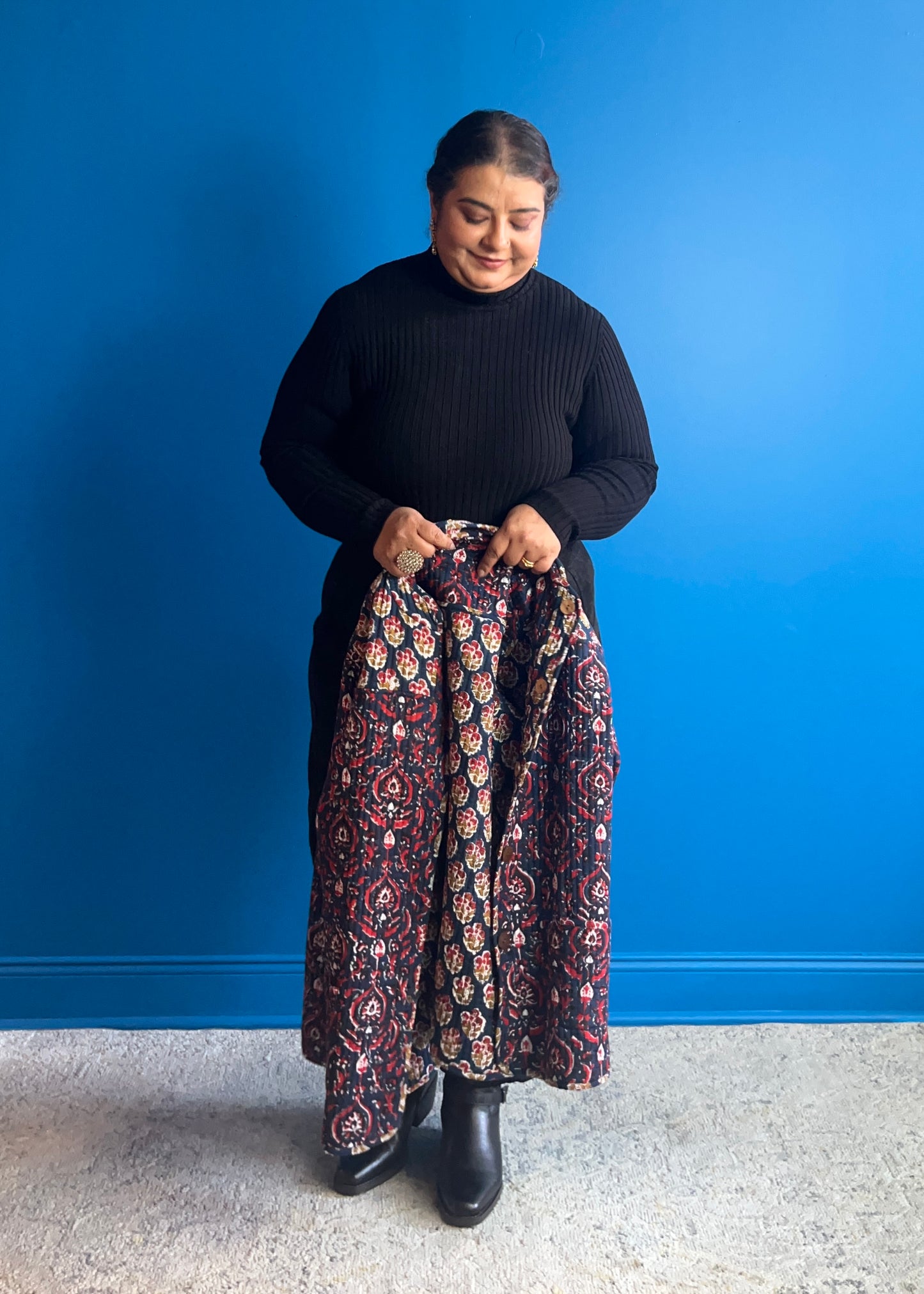 Reversible Jacket - Navy Blue Red