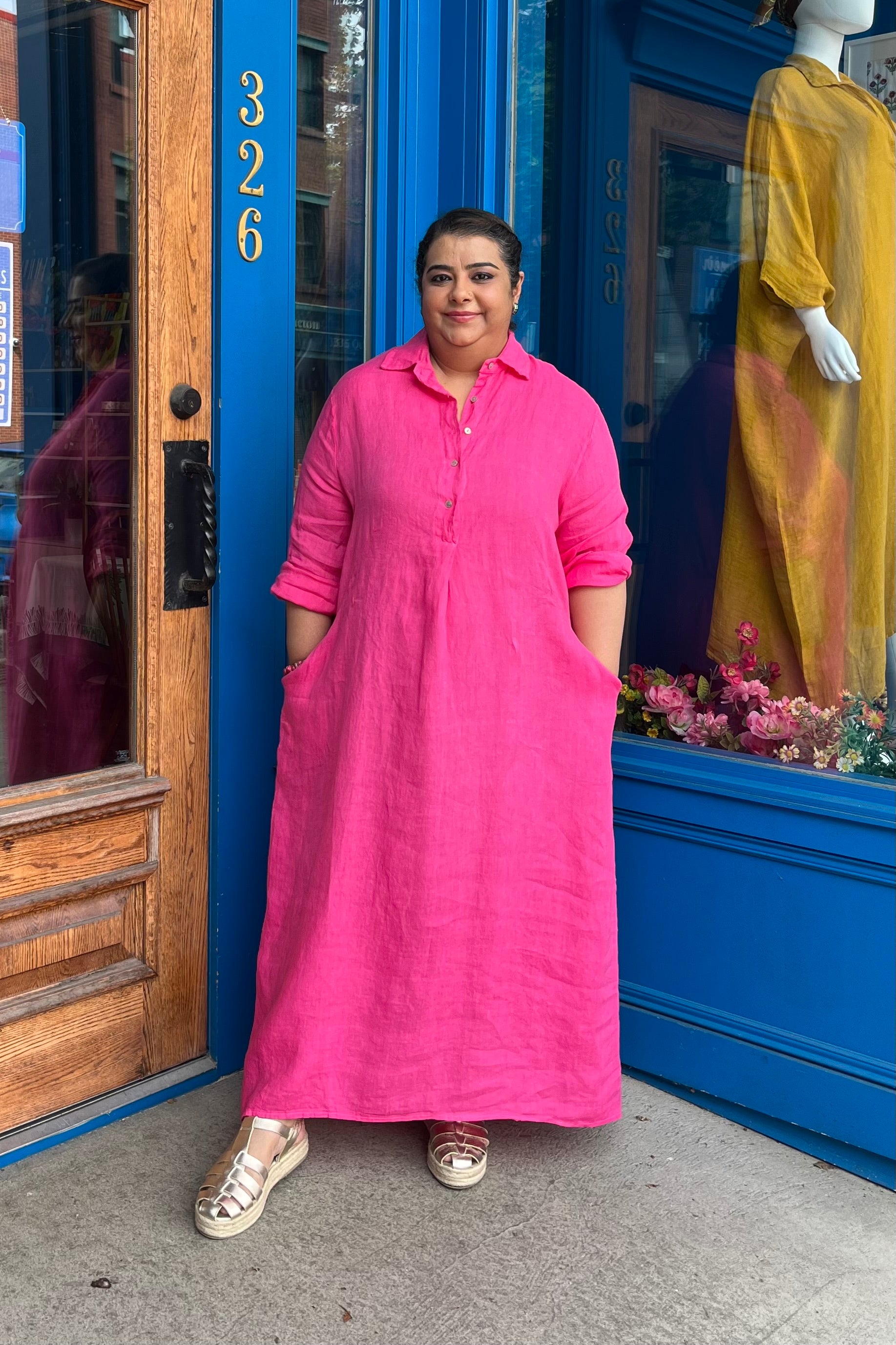 HAZEL DRESS | FUCHSIA PINK