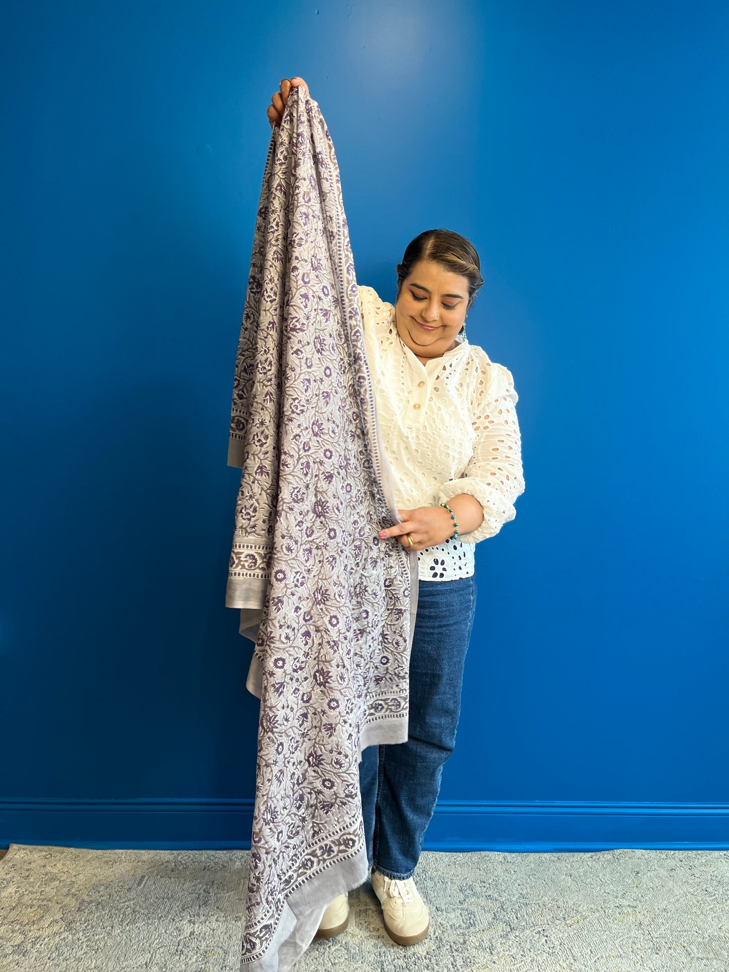 Garden Scarf in Grey