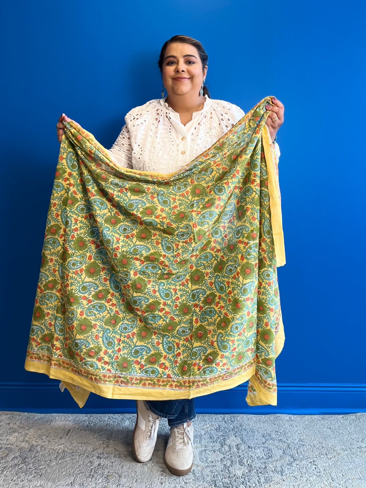 Garden Scarf in Yellow
