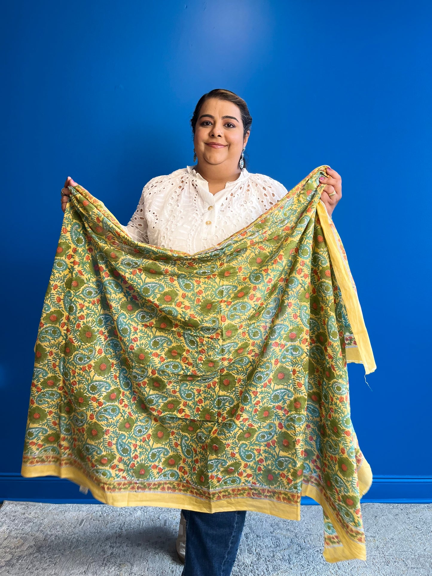Garden Scarf in Yellow