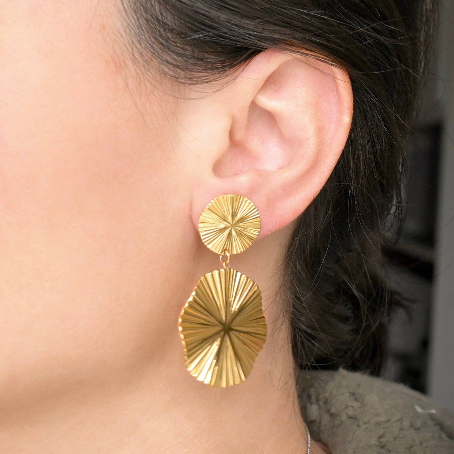 Oversized Sun Earrings