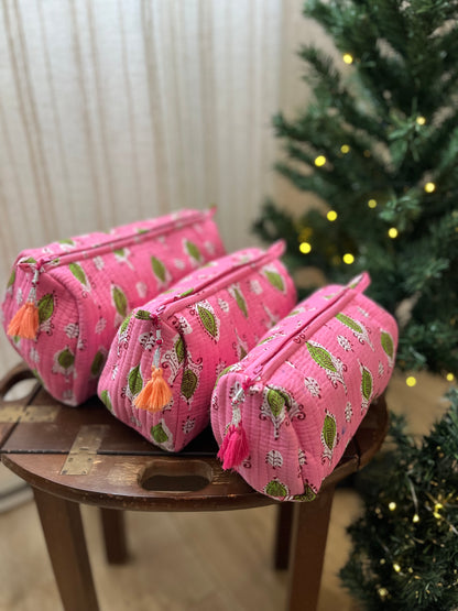 Make Up Bag in Pink