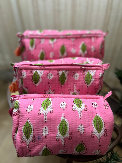 Make Up Bag in Pink