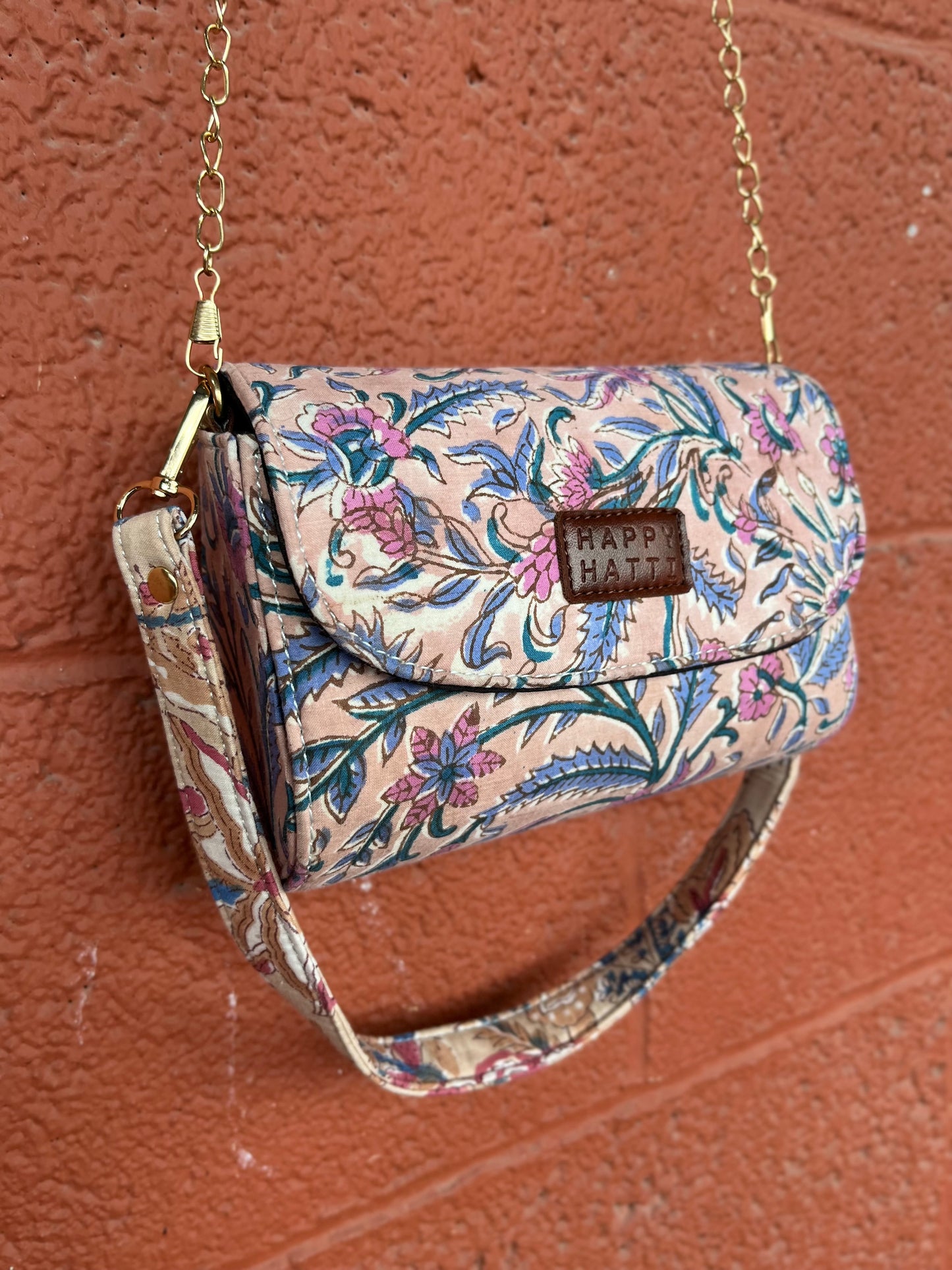 August Box Bag in Blush Beige