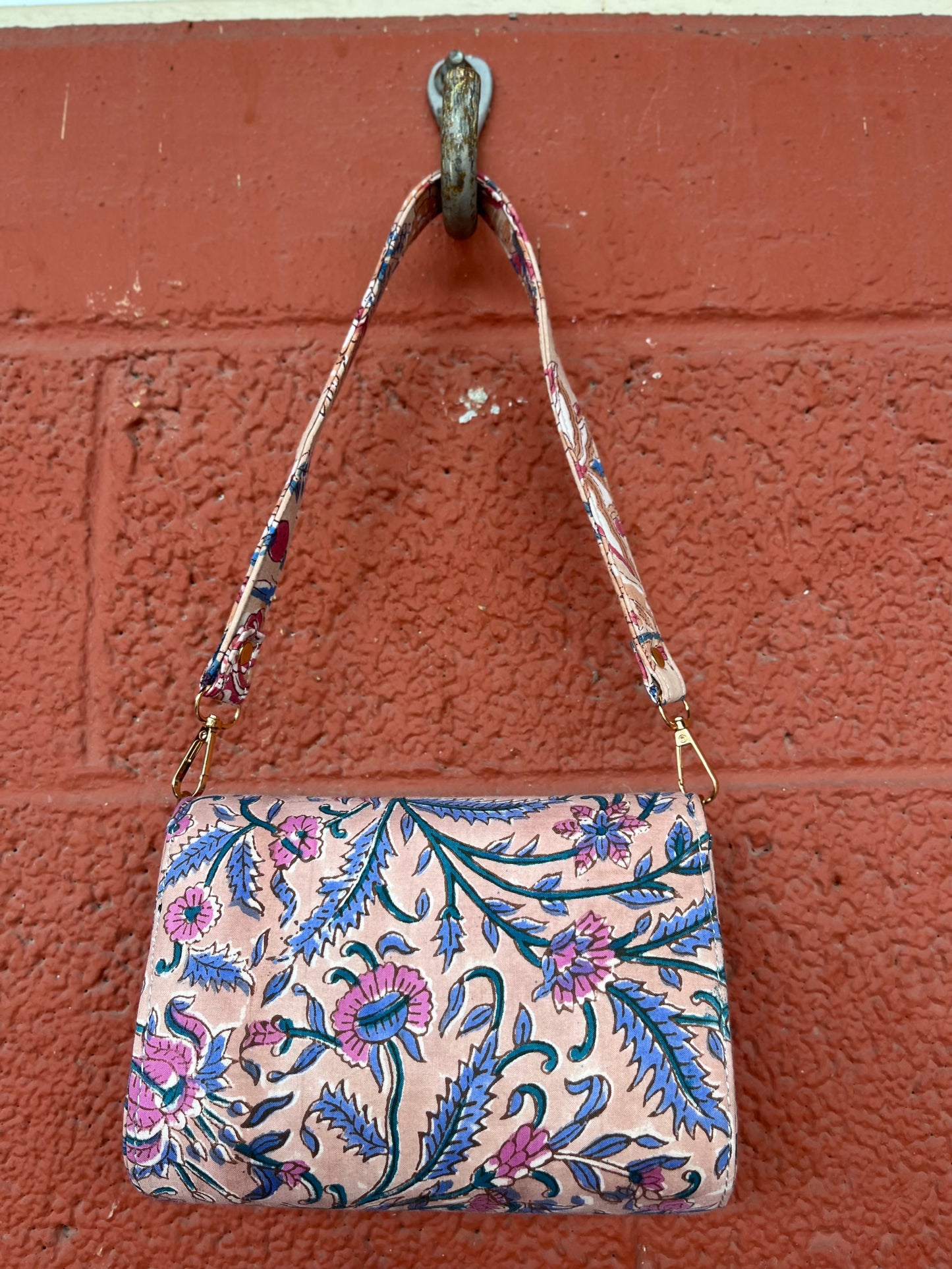 August Box Bag in Blush Beige