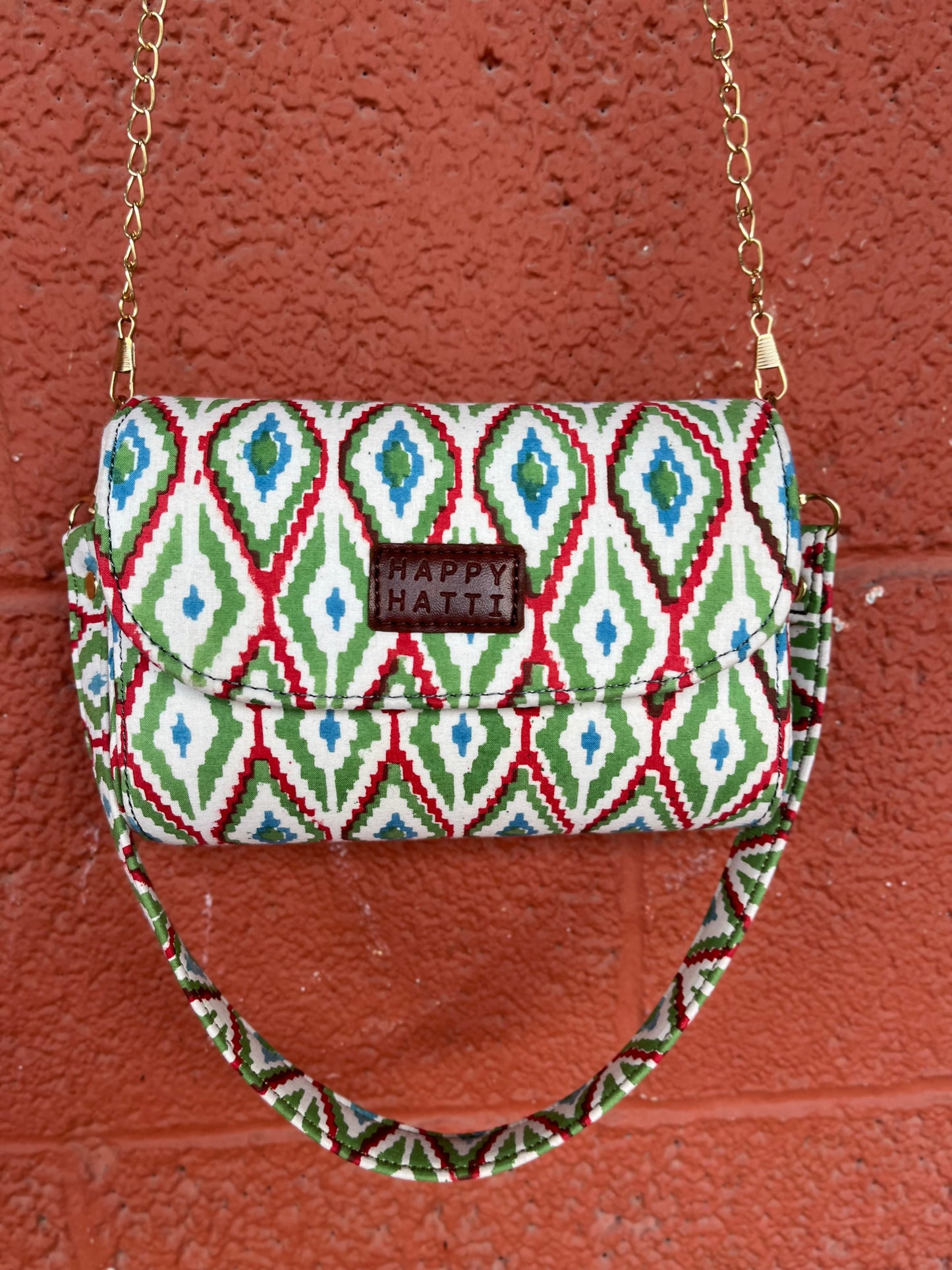 August Box Bag in Geometric