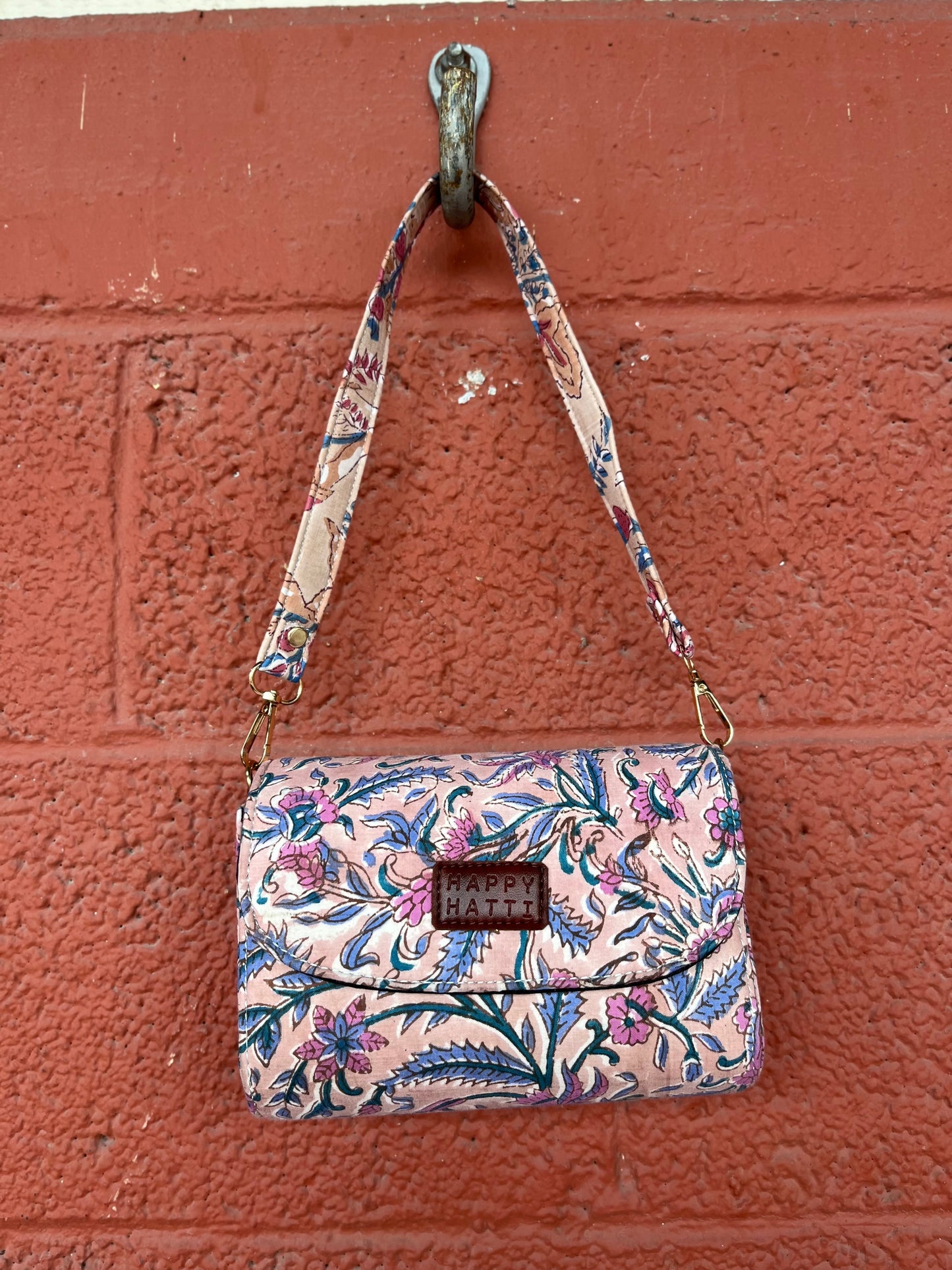 August Box Bag in Blush Beige