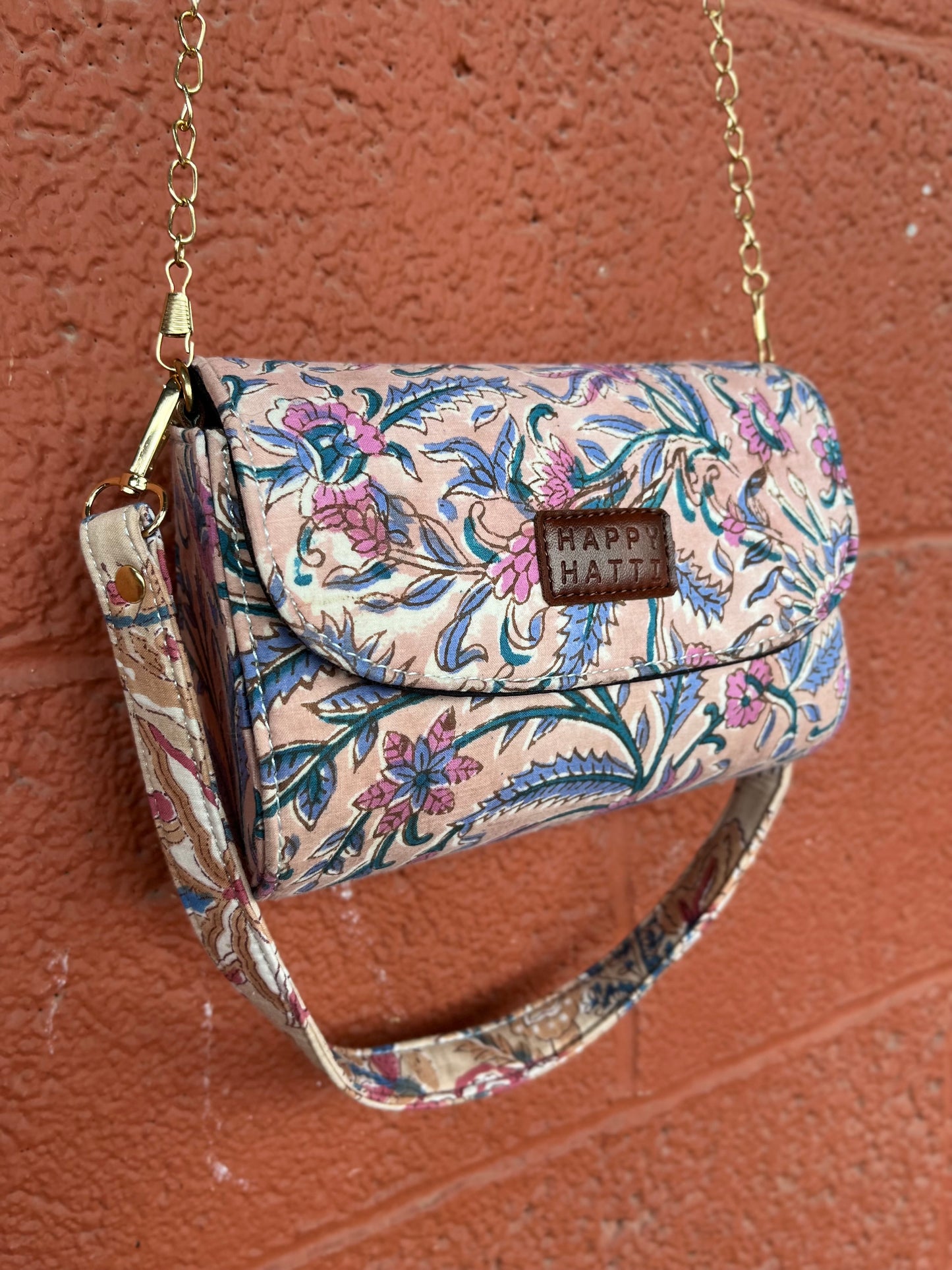 August Box Bag in Blush Beige