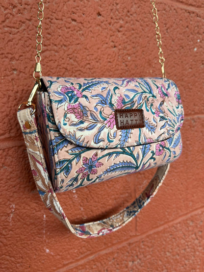 August Box Bag in Blush Beige