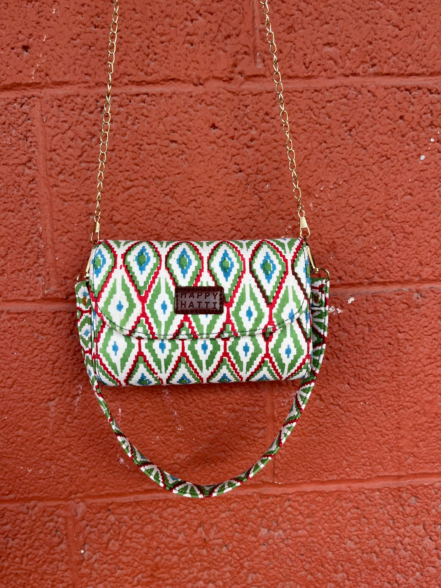 August Box Bag in Geometric