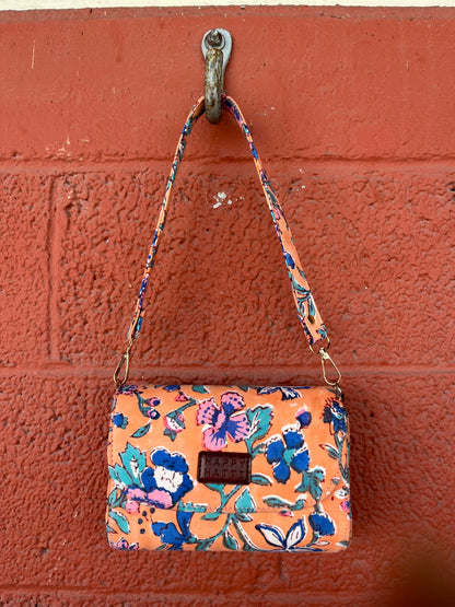 August Box Bag in Peach