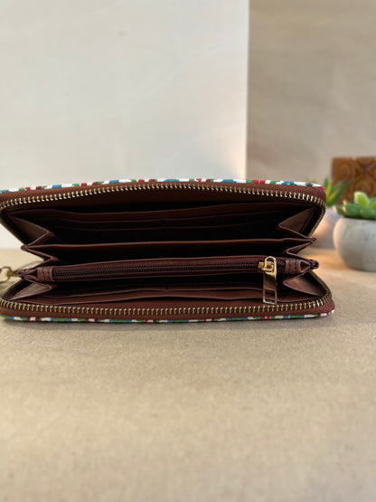 Wrist Clutch in Peach