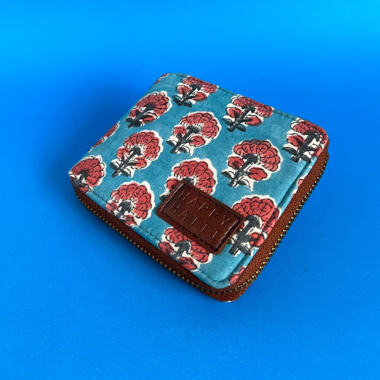 Butterfly Wallet in Blue Rust