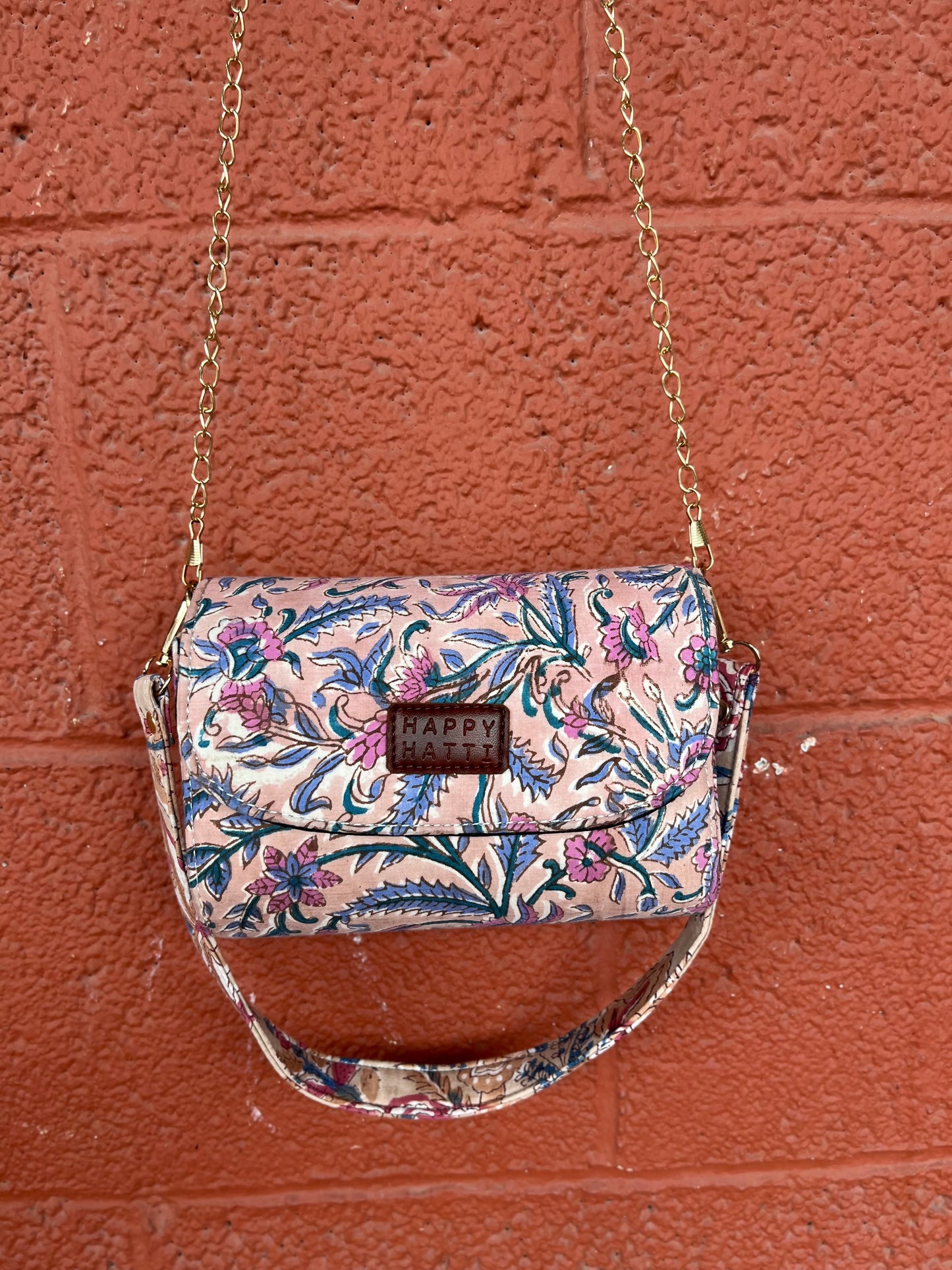 August Box Bag in Blush Beige